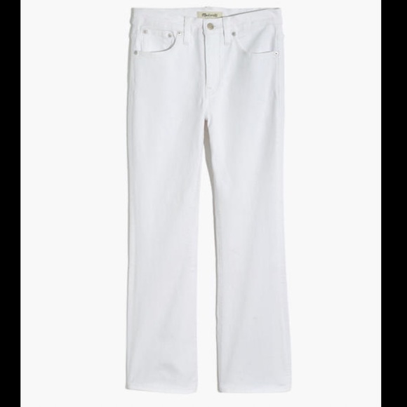 Madewell Cali Demi-Boot Jeans in Pure White - Picture 5 of 13